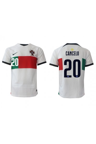 Fotbalové Dres Portugalsko Joao Cancelo #20 Venkovní Oblečení MS 2022 Krátký Rukáv